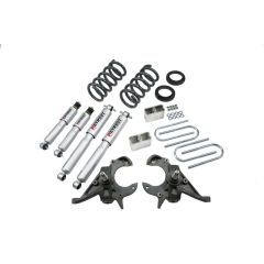 BELLTECH LOWERING KITS  1995-1997 Chevrolet Blazer/Jimmy 6 cyl. 3" F/3" R W/ Street Performance Shocks