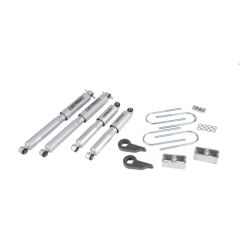 BELLTECH LOWERING KITS  1982-1997 Chevrolet S10/S15 Pickup Blazer (4WD) 1" to 3" F/2" R drop 91-93 Typhoon/Syclone 1" or 2" F/2" R drop W/ Street Performance Shocks