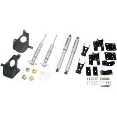 BELLTECH LOWERING KITS  2007-2013 Chevrolet Silverado/Sierra ((All Cabs), 2WD/4WD) 2" F/4" R drop W/ Street Performance Shocks