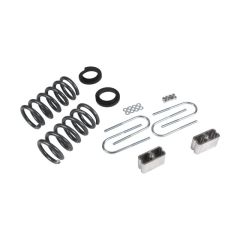 BELLTECH LOWERING KITS  1994-2004 Chevrolet S10/S15 Pickup 6 cyl. (Std Cab) 95-97 Chevrolet Blazer/Jimmy 6 cyl. 2" or 3" F/3" R drop W/O Shocks