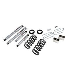 BELLTECH LOWERING KITS  1994-2004 Chevrolet S10/S15 Pickup 6 cyl. (Std Cab) 95-97 Chevrolet Blazer/Jimmy 6 cyl. 2" or 3" F/3" R drop W/ Street Performance Shocks