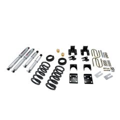 BELLTECH LOWERING KITS 2004-2006 Chevrolet Silverado/Sierra (Crew Cab 4DR) 3" F/4" or 5" R drop W/ Street Performance Shocks