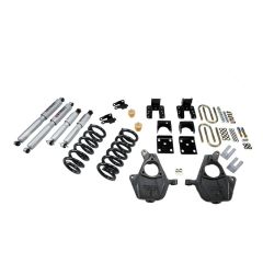 BELLTECH LOWERING KITS 2004-2006 Chevrolet Silverado/Sierra (Crew Cab 4DR) 3" F/4" or 5" R drop W/ Street Performance Shocks
