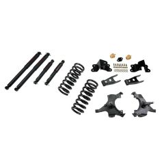 BELLTECH LOWERING KITS  1992-1998 Chevrolet Silverado/Sierra C1500 (Std Cab, ext 454 SS) 3" F/4" R drop W/ Nitro Drop II Shocks
