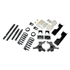 BELLTECH LOWERING KITS  1992-1998 Chevrolet Silverado/Sierra C1500 (Std Cab, ext 454 SS) 4" or 5" F/6" R drop W/ Nitro Drop II Shocks