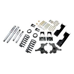 BELLTECH LOWERING KITS  1992-1998 Chevrolet Silverado/Sierra C1500 (Std Cab, ext 454 SS) 4" or 5" F/6" R drop W/ Street Performance Shocks