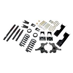 BELLTECH LOWERING KITS  1992-1998 Chevrolet Silverado/Sierra C1500 (Std Cab, ext 454 SS) 4" or 5" F/6" or 7" R drop W/ Nitro Drop II Shocks