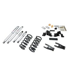 BELLTECH LOWERING KITS  1988-1998 Chevrolet Silverado/Sierra C1500 (Ext Cab) 2" or 3" F/4" R drop W/ Street Performance Shocks