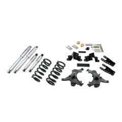 BELLTECH LOWERING KITS  1988-1998 Chevrolet Silverado/Sierra C1500 (Ext Cab) 3" F/4" R drop W/ Street Performance Shocks