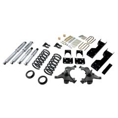 BELLTECH LOWERING KITS  1988-1998 Chevrolet Silverado/Sierra C1500 (Ext Cab) 4" or 5" F/6" R drop W/ Street Performance Shocks
