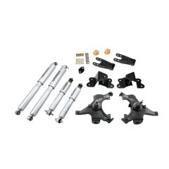 BELLTECH LOWERING KITS  1988-1991 Chevrolet Silverado/Sierra C1500 (Std Cab, ext 454 SS) 2" F/4" R drop W/ Street Performance Shocks