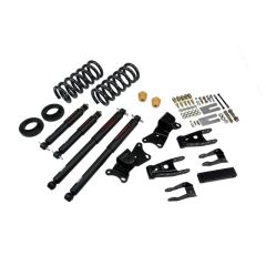 BELLTECH LOWERING KITS  1989-1996 Chevrolet Silverado/Sierra 3/4 Ton & 1 Ton (Ext/Crew Cab) 1" or 2" F/4" R drop W/ Nitro Drop II Shocks