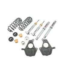 BELLTECH LOWERING KITS 2007-2014 Chevrolet Avalanche (w/out Factory Autoride 2WD/4WD) 2" F/ 2" or 3" R drop W/ Street Performance Shocks