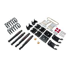 BELLTECH LOWERING KITS  1995-2002 Chevrolet Astro/Safari (2WD, w/ Factory Steel Leaf) 2.5" F/3.5" R drop W/ Nitro Drop II Shocks
