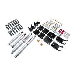 BELLTECH LOWERING KITS  1995-2002 Chevrolet Astro/Safari (2WD, w/ Factory Steel Leaf) 2.5" F/3.5" R drop W/ Street Performance Shocks