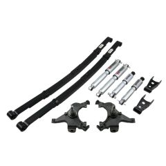 BELLTECH LOWERING KITS  1992-1999 Chevrolet Suburban (2WD) 2" F/4" R drop W/ Street Performance Shocks