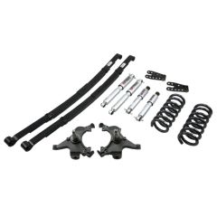 BELLTECH LOWERING KITS  1992-1998 Chevrolet Suburban (2WD, inc 3/4 Ton 6 Lug) 3" F/4" R drop W/ Street Performance Shocks