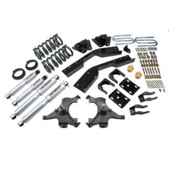 BELLTECH LOWERING KITS  1992-1994 Chevrolet Suburban (2WD, 3/4 Ton 6 Lug) 4" or 5" F/7" R drop W/ Street Performance Shocks