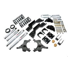 BELLTECH LOWERING KITS 1995-1999 Chevrolet Tahoe/Yukon (2DR only) 4" or 5" F/5.5" R drop W/ Street Performance Shocks