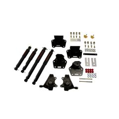 BELLTECH LOWERING KITS  1991-1996 Dodge Dakota (Std Cab, V8) 2" F/4" R drop W/ Nitro Drop II Shocks