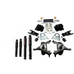 BELLTECH LOWERING KITS  1994-1999 Dodge Ram 1500 (Ext Cab, V8, Auto Trans Only) 2" F/4" R drop W/ Nitro Drop II Shocks