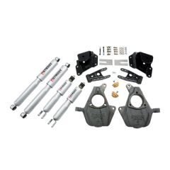 BELLTECH LOWERING KITS  2005-2006 Chevrolet Silverado/Sierra (Std Cab, w/ Factory Front Torsion Bar) 2" F/3" R drop W/ Street Performance Shocks