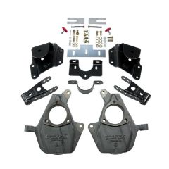 BELLTECH LOWERING KITS  2005-2006 Chevrolet Silverado/Sierra (Ext Cab, w/ Factory Front Torsion Bar) 2" F/3" R drop W/O Shocks