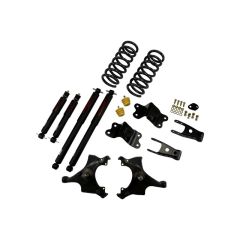 BELLTECH LOWERING KITS  1988-1991 Chevrolet Silverado/Sierra C1500 (Std Cab) 3" F/4" R drop W/ Nitro Drop II Shocks