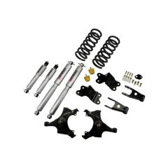 BELLTECH LOWERING KITS  1988-1991 Chevrolet Silverado/Sierra C1500 (Std Cab) 3" F/4" R drop W/ Street Performance Shocks