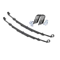 Rough Country Front Leaf Springs | 4" Lift | Pair | Chevy/GMC C10/K10 C15/K15 Truck/Half-Ton Suburban (69-72)