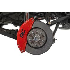 Rough Country Caliper Covers | Rear | Red | Non-Sport | Jeep Wrangler JL (18-26)/Wrangler Unlimited (18-26)