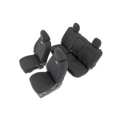 Rough Country Seat Covers | Front Bucket | Rear Bench | Chevy/GMC Canyon/Colorado (15-22)