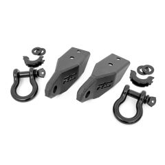 Rough Country Tow Hook Brackets | D-Ring Combo | Toyota Tundra 2WD/4WD (2007-2021)