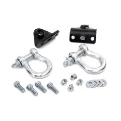 Rough Country D Ring Shackles and Mounts | Winch Plate | Jeep Wrangler TJ (97-06)/Wrangler Unlimited (04-06) 