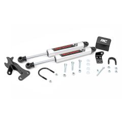 Rough Country V2 Steering Stabilizer | Dual | 4 Inch Lift | Jeep Grand Cherokee WJ (99-04)