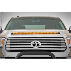 Rough Country LED Light Kit | Hood Bulge | 40" White/Amber Strip | Toyota Tundra (14-21)