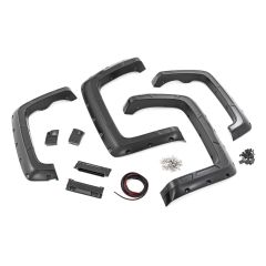 Rough Country Fender Flares | Defender | 6'7" & 8' Bed | GA0 North-Sky Blue | Chevy Silverado 1500 (14-18)