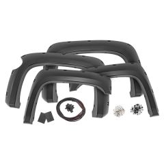 Rough Country Pocket Fender Flares | 5'9" Bed | 836 Blue Granite | Chevy Silverado 1500 (07-13)