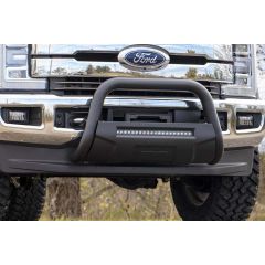 Rough Country Black LED Bull Bar | Ford F-250 Super Duty 2WD/4WD (2017-2022)