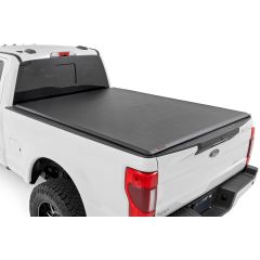 Rough Country Soft Roll Up Bed Cover | 6'10" Bed | Ford F-250/F-350 Super Duty (17-26)