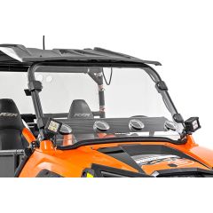 Rough Country Vented Full Windshield | Scratch Resistant | Polaris Ranger RZR S 800/RZR 4 800