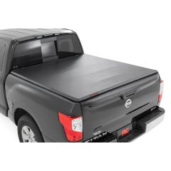 Rough Country Soft Tri-Fold Bed Cover | 5'7" Bed | Nissan Titan 2WD/4WD (2017-2024)