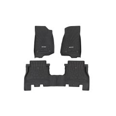 Rough Country Flex Fit Floor Mats | FR & RR | 4 Door | Jeep Wrangler Unlimited 4WD (18-26)