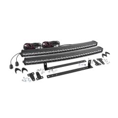 Rough Country LED Light Kit | Grille Mount | Dual 30" Chrome Single Row | Ford F-150 (09-14)