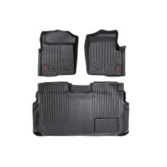 Rough Country Floor Mats | FR & RR | 1 Ret Hook | Ford F-150 2WD/4WD (2009-2012)