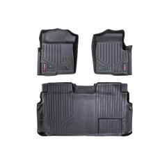 Rough Country Floor Mats | FR & RR | 2 Ret Hook | Ford F-150 2WD/4WD (2011-2014)