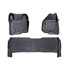 Rough Country Floor Mats | FR & RR | Depressed Pedal | Ford F-250/F-350 Super Duty (11-16)