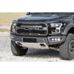 Rough Country LED Light Kit | Grille Mount | 30" Black Single Row | Ford Raptor 4WD (17-20)