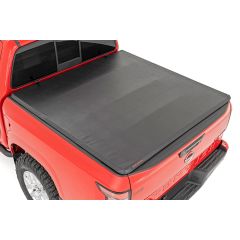 Rough Country Soft Tri-Fold Bed Cover | 5' Bed | Nissan Frontier 2WD/4WD (2022-2026)