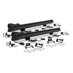 Rough Country LED Light Kit | Grill Mount | 30" Black Single Row Pair | Ford F-250/F-350 Super Duty (11-16)